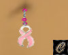 Cancer Ribbon Belly Ring