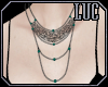 [luc] Nox Necklace Aqua