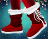 Fur Boots Red
