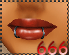 (666) black snake ring