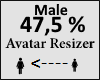 Avatar scaler 47,5% Male