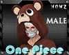 !W One Piece Bear Male*