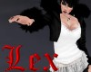 LEX - black Fur Jacket