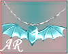 Blue Bat Necklace V2