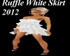 Ruffled White Dress 2012