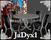 Black Silver Round Table