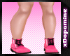 *D* Pink boots.