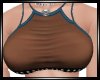 BB|Brown-n-Blue Top