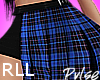 Plaid Skirt Blue | RLL