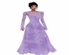 lavender wedding gown