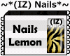 (IZ) Nails Lemon