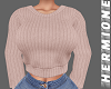 Knitted beige sweater