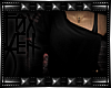 [T] loose sweater ; blk