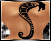 Black One Snake Tattoo