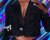 Blazer crop +A black