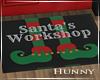 H. Santas Workshop Mat