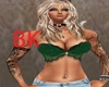 BK>Lace Bra Corset