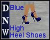Blue High Heel Shoes