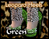MS Leopard heels green