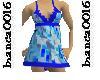 sassy dress blue print