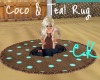[CK]Coco & Teal Rug
