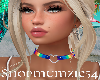 Rainbow Heart Choker