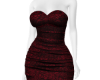 ruched lace Burgundy