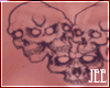 J-Love Skull Tattoo