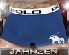 J* Polo Boxer Blue