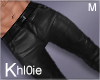 K Lea leather pants M