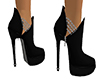 Black SIlver heels