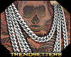 "Drug Lord" Slvr Chains.