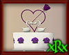 Swan Wedding Cake purple