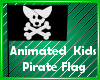 Ani. Pirates Kids Flag