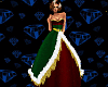 SL Red/Green Xmas Gown