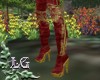 Elven Royalty Boots~Red