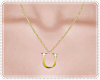 Necklace of letters U