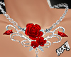 (X)rose silver necklaces