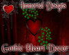 Goth Heart Wall Decor