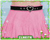 KID ⛓ Black/Pink Skirt