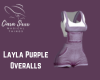 Layla Purple Overalls