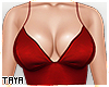 ✰ red v2 crop tank