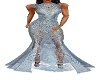 blue lace gown