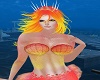 Mermaid Top Orange RL