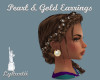Pearl And Gold Earrings