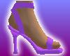Purple Spike Heel Sandal