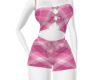 Pink Plaid Top n Shorts