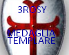 sticker MEDAGLIA TEMPLAR