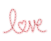 Red Lighted Love Sign