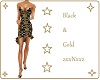 Gold & Black (Strapless)